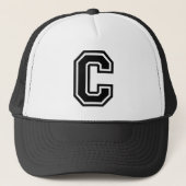 Letter "C" Classic Trucker Pet (Voorkant)