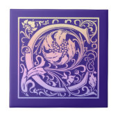 Letter C Colorful  First Letter Gradient Tegeltje (Voorkant)