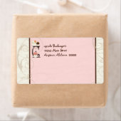 Letter C Cupcake Zakelijk adres Mailing Labels (Insitu)