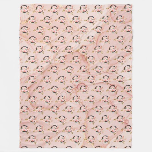 Letter C Fleece Deken (Voorkant)