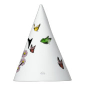 Letter C Floral Butterfly Monogram Initiaal Feesthoedjes (Rechts)