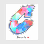 Letter C _ Graffiti alfabet letters Sticker (Vel)