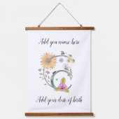  letter C Hangend Wandkleed (Voorkant)