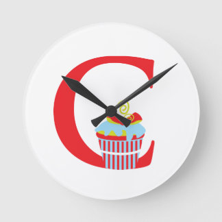 Letter C Initiaal klok