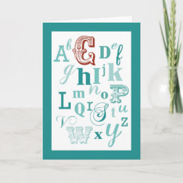 Letter C Initiaal Naam Alphabet Birthday Blauwgroe Kaart