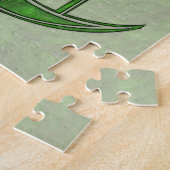 Letter C Jigzaag Puzzle Legpuzzel (Zijkant)