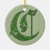 Letter C Keramisch Ornament (Voorkant)