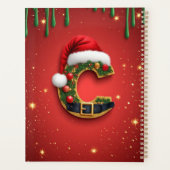 Letter C Met Kerstkrans Decoratie 🎁 Planner (Achterkant)