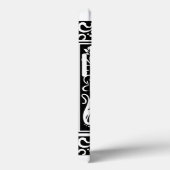 Letter C Middeleeuws Monogram Art Nouveau Case-Mate iPhone Case (Achterkant / Rechts)