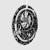 Letter C Middeleeuws Monogram Art Nouveau Ornament (voorkant)