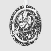 Letter C Middeleeuws Monogram Art Nouveau Ornament (voorkant)