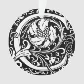 Letter C Middeleeuws Monogram Art Nouveau Ornament (voorkant)