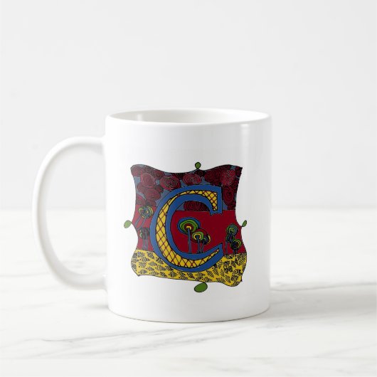 Letter C-Mok Koffiemok (Links)