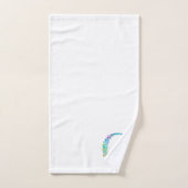 Letter C Monogram Initiaal Bath Cadeauset Bad Handdoek (Handdoek)