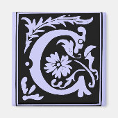 Letter C-Monogram Magneet (Voorkant)