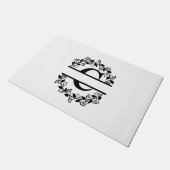 Letter C-monogram op maat Deurmat (Schuin)