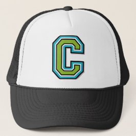 Letter "C" Monogram Trucker Pet