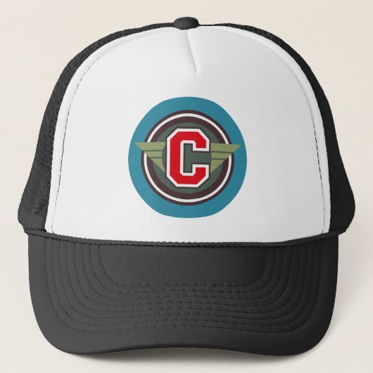 Letter "C" Monogram Trucker Pet (Voorkant)