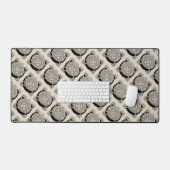 Letter C Monogram Vintage Keltische Knoopprint Bureaumat (Keyboard & Muis)