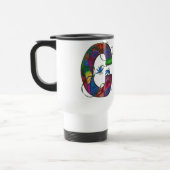 Letter C monogrammed Commuter Coffee Mok (Links)