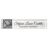  letter "C" Naambordje (Voorkant)