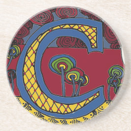 Letter C Onderzetter