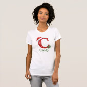 Letter C Personalized T-shirt (Voorkant volledig)