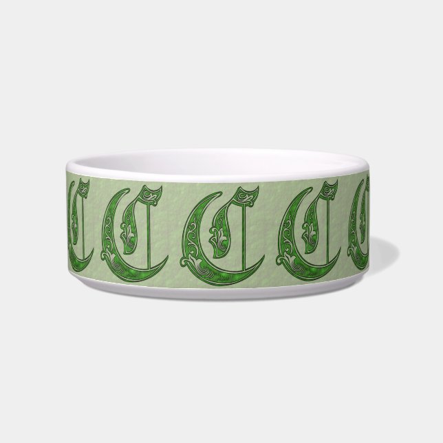 Letter C Pet Bowl Voerbakje (Links)