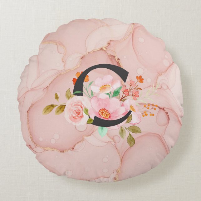 Letter C Rond Kussen (Voorkant)