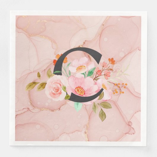 Letter C Servet (Voorkant)