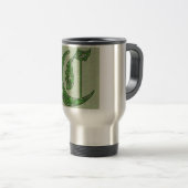 Letter C Travel Mug Reisbeker (Voorkant rechts)