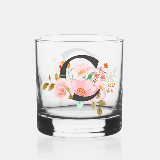Letter C Whisky Glas (Voorkant)