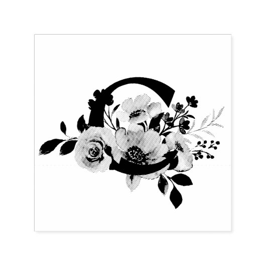 Letter C Zelfinktende Stempel (Design)