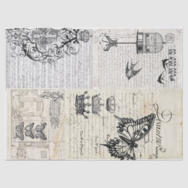 Letter Collage Tissuepapier