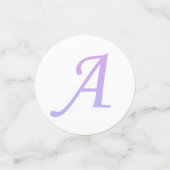 Letter Confetti "A" (Kleine voorkant)