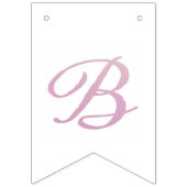 Letter Confetti "B" Vlaggetjes (Tweede vlag)