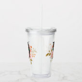 Letter D Acryl Drinkbeker (Rechts)