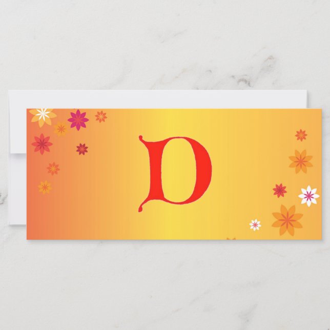 Letter D Book Mark (Voorkant)