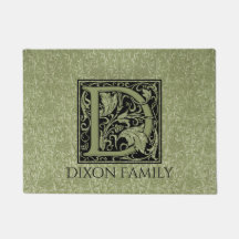 Letter D First Letter Monogram Gepersonaliseerd