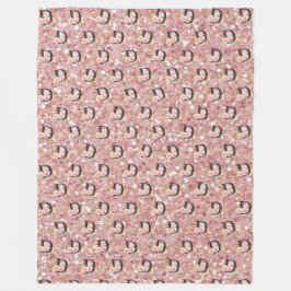 Letter D Fleece Deken