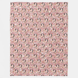 Letter D Fleece Deken