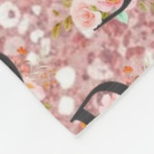 Letter D Fleece Deken (Hoek)