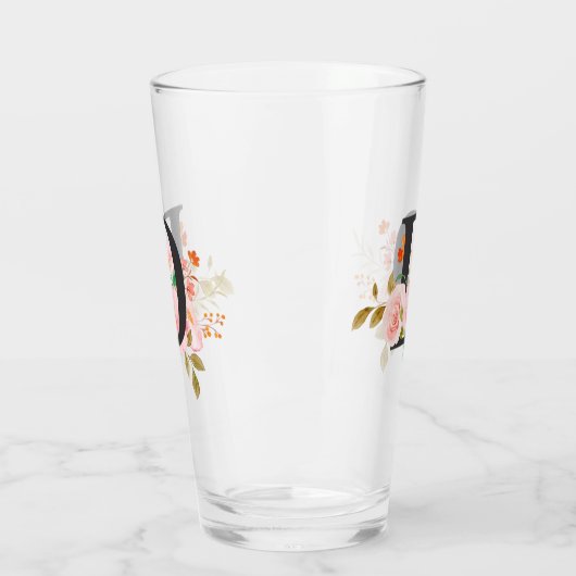 Letter D Glas (Links)