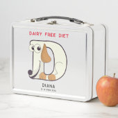 Letter D Hond Voeg naam allergieën terug naar scho (In situ)