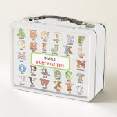 Letter D Hond Voeg naam allergieën terug naar scho (Achterkant)