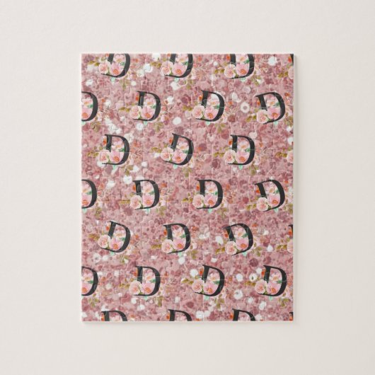 Letter D Legpuzzel (Verticaal)