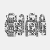 Letter D Middeleeuws Monogram Art Nouveau Bedankdoosjes (Uitgevouwen)