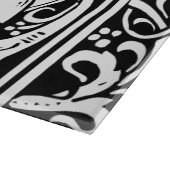 Letter D Middeleeuws Monogram Art Nouveau Snijplank (Hoek)