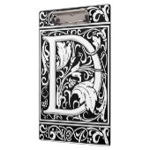 Letter D Middeleeuwse Monogram Art Nouveau Klembord (Links)