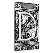 Letter D Middeleeuwse Monogram Art Nouveau Klembord (Rechts)